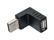 Right Angle USB Male Down Facing Horizontal Female Adapter Extension Connector