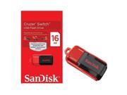 16GB Cruzer SWITCH USB Flash Pen Drive SDCZ52 016 A11 16 G RETAIL PK