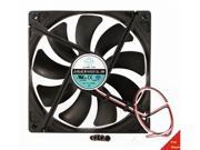 140mm 25mm New Case Fan 12V DC 74 6CFM CPU Computer Cooling 2wire Ball Bg 345A