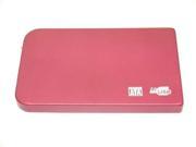 NEW Red 2.5 SATA USB 2.0 Laptop Hard Drive HDD Enclosure External Case