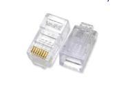 100 Pcs LOT RJ45 Network Cable Modular Plug Cat5 CAT5e 8P8C Connector End