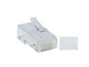 100 Pcs LOT Premium RJ45 Modular Plug CAT6 8P8C Connector End w Load Bar Insert