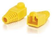 New 1000 Pcs Lot Yellow CAT5 CAT5E CAT6 RJ45 8P8C Plug Connector End Cap Boot