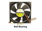 92mm 15mm New Case Fan 12V DC IP55 Waterproof 34CFM 2 Wire Cooling Ball Brg 353a