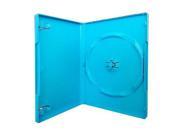 10 Pack 14mm Standard Single Disc Nintendo Wii U Blue DVD Cases Baby Blue Color