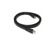 3 Ft 1m 30 Gauge Black Flat Wire High Speed HDMI Cable w Ethernet Home Car A V
