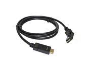 4 Ft 1.5m 30 Gauge Black Swivel L Angle 1080P HDMI Cable w Ethernet Home Car A V