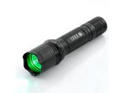 CREE R5 Green Light LED Flashlight 300 Lumens Waterproof