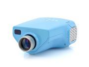 MiniView Portable Video Projector Coaxial TV Input 100 Inch Projection 200 1 Blue