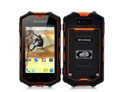 4 Inch Rugged Android Phone Dual Core 1.3GHz CPU Waterproof Shockproof Dust Proof Orange