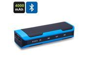 Portable Touch Control Bluetooth Speaker with 4000mAh Power Bank and FM Radio