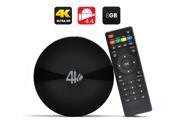 MBOX S82 UHD 4K TV Box Android 4.4 Quad Core 2GHz CPU 2GB RAM Dual Wi Fi Band 8GB ROM