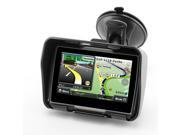 Rage All Terrain IPX7 Waterproof Motorcycle GPS Navigation System 4.3 Inch 4GB Bluetooth Black