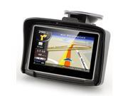 4.3 Inch Touch Screen Motorbike GPS Navigation IPX7 Waterproof 8GB