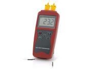 Digital Thermometer with K Type Cable C or F Temperature Display 0.3% Accuracy