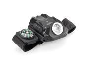 Portable Wrist Q5 LED Flashlight with Compass 180 Lumens Weatherproof Hard Anodized Aluminum Body