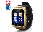 ZGPAX S8 Android 4.4 3G Watch Smartphone 1.54 Inch Touchscreen Dual Core 4GB ROM 2MP Camera Golden