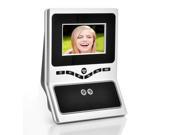 Face Recognition Time Attendance System 4.5 Inch Touchscreen Input 300 Face 200000 Transaction Capacity