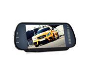 7 Inch Handsfree Bluetooth Rear View Mirror Monitor With Multimedia MP4 Player