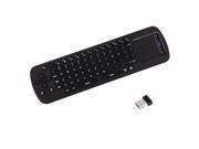 Measy RC12 Handheld Mini 2.4G Wireless Air Mouse Keyboard with Remote Control and Touchpad For PC Notebook Android TV BOX Black
