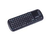 iPazzPort Mini 2.4G Wireless Keyboard with Mouse Touchpad LED Light German Version