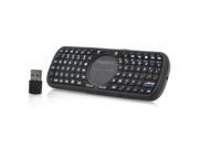 iPazzPort Wireless Mini QWERTY Keyboard with Touchpad 2.4GHz 10m Range Ergonomic Design