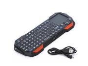 Portable Mini Wireless Bluetooth QWERTY Keyboard with Mouse Touchpad For Windows Android iOS