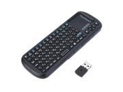 iPazzPort Mini 2.4G Wireless Keyboard with Mouse Touchpad LED Light Russian Version