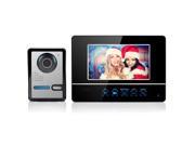 2.4 GHz Wireless Video Door Phone with 7 Inch Screen Touch Button 250 Meter Range