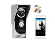 Wi Fi Video Door Intercom Door Bell Android iOS Control Motion Detection Night Vision Weatherproof