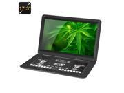 17.3 Inch Portable DVD Player 1366x1280 Game Radio TV Copy Function Anti Shock