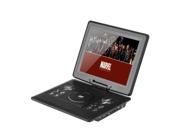 12.1 Inch Portable DVD Player with Game Controller Remote Car Charger Swivel Screen Antenna