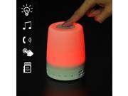 Touch Button Control Multicolor Bluetooth Mood Lamp Speaker Hands Free 7W