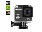 Dazzne P2 Plus Wi Fi Sports Action Camera Car DVR 2K HD 170 Degree Lens Waterproof 2 Inch Screen