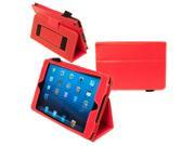 Kyasi Seattle Classic Designer Folio Case Universal Stand 9 10 Inch Tablets Rad Red
