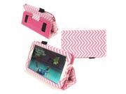 Kyasi Seattle Classic Samsung Galaxy Tab 3 Case Cover Stand Folio 7 Wobbly Pink