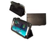 Kyasi Seattle Classic Samsung Galaxy Tab 3 Case Cover Stand Folio 7 Onyx Black
