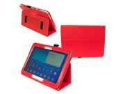 Kyasi Seattle Classic Samsung Galaxy Tab 3 Case Cover Stand 10.1 Rad Red