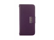 Kyasi Signature Phone Wallet Case for Apple iPhone 5 or iPhone 5S Deep Purple
