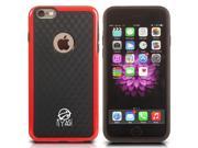 Kyasi Dimensions Smart Phone Case with Bumper Accent Colors for iPhone 6 Red