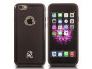 Kyasi Dimensions Smart Phone Case with Bumper Accent Colors for iPhone 6 Black