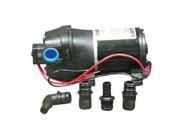 RV Motorhome Versatile Plug in Port Fittings Quad Water System Pumps 3.2 GPM
