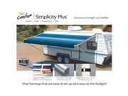 Carefree Vinyl Awning Simplicity Plus Brown 20 Mill Castings 77205200