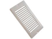 AP Products Floor Register w o Damper 4 X 8 White 013 631