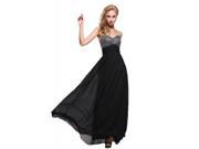Efashion Women s Prom Dress Color Black Size 10