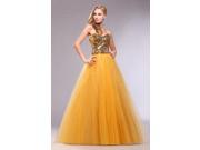 Efashion Women s Evening Dress Size 10 Color Gold