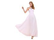 Efashion Women s Prom Dress Color White Size 4