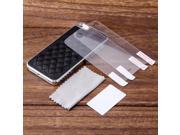 Deluxe Black Real Genuine Leather Skin Chrome Hard Case Cover For iPhone 5 5th