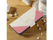 Pink PU Leather Flip Pouch Wallet Stand Case Cover For iPhone 5 5S NW1902