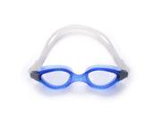 Swimming goggles blue CP lenses anti fog adjustable low profile UV protection